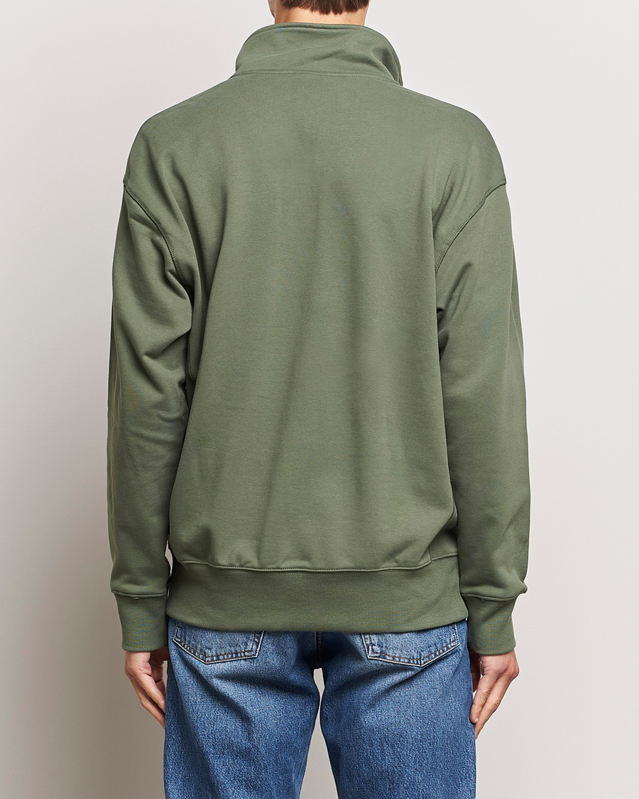 Men | Sweaters & Knitwear | New Balance | Athletics Terry 1/4 Zip Deep Olive Green