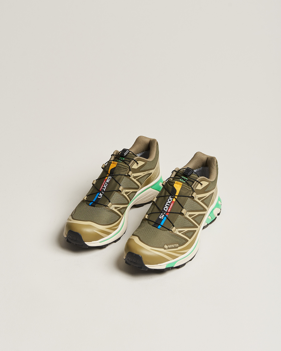 Men | Shoes | Salomon | XT-6 GTX Sneakers Olive Night/Dried Herb