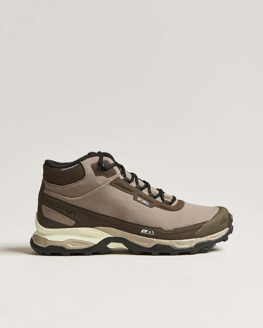 Men | Salomon Shelter CSWP Boots Falcon/Vintage Khaki | Salomon | Shelter CSWP Boots Falcon/Vintage Khaki