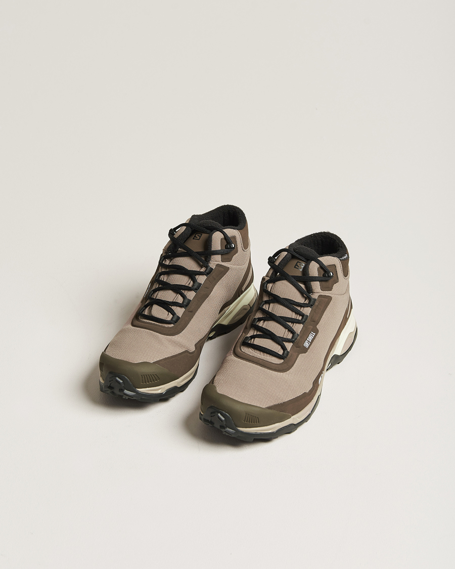 Men | Salomon Shelter CSWP Boots Falcon/Vintage Khaki | Salomon | Shelter CSWP Boots Falcon/Vintage Khaki