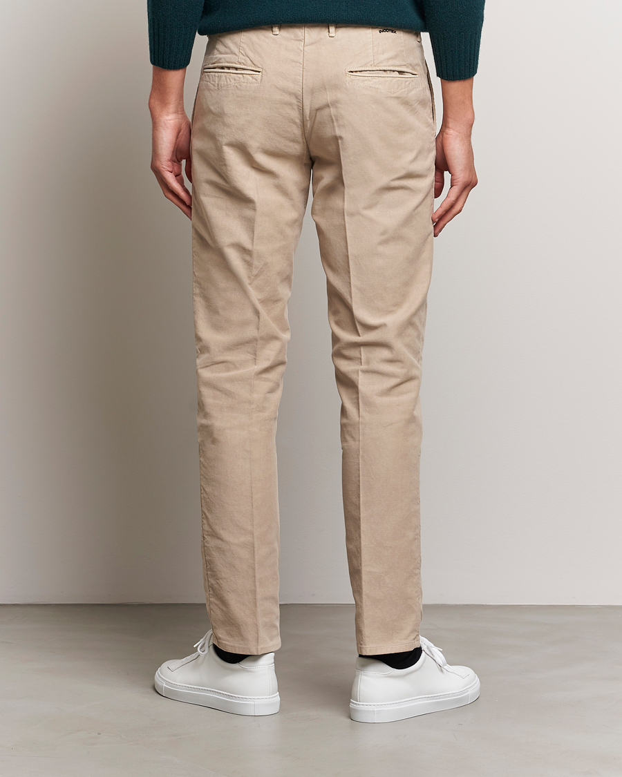 Men | Trousers | Incotex | Slim Fit Garment Dyed Slacks Beige