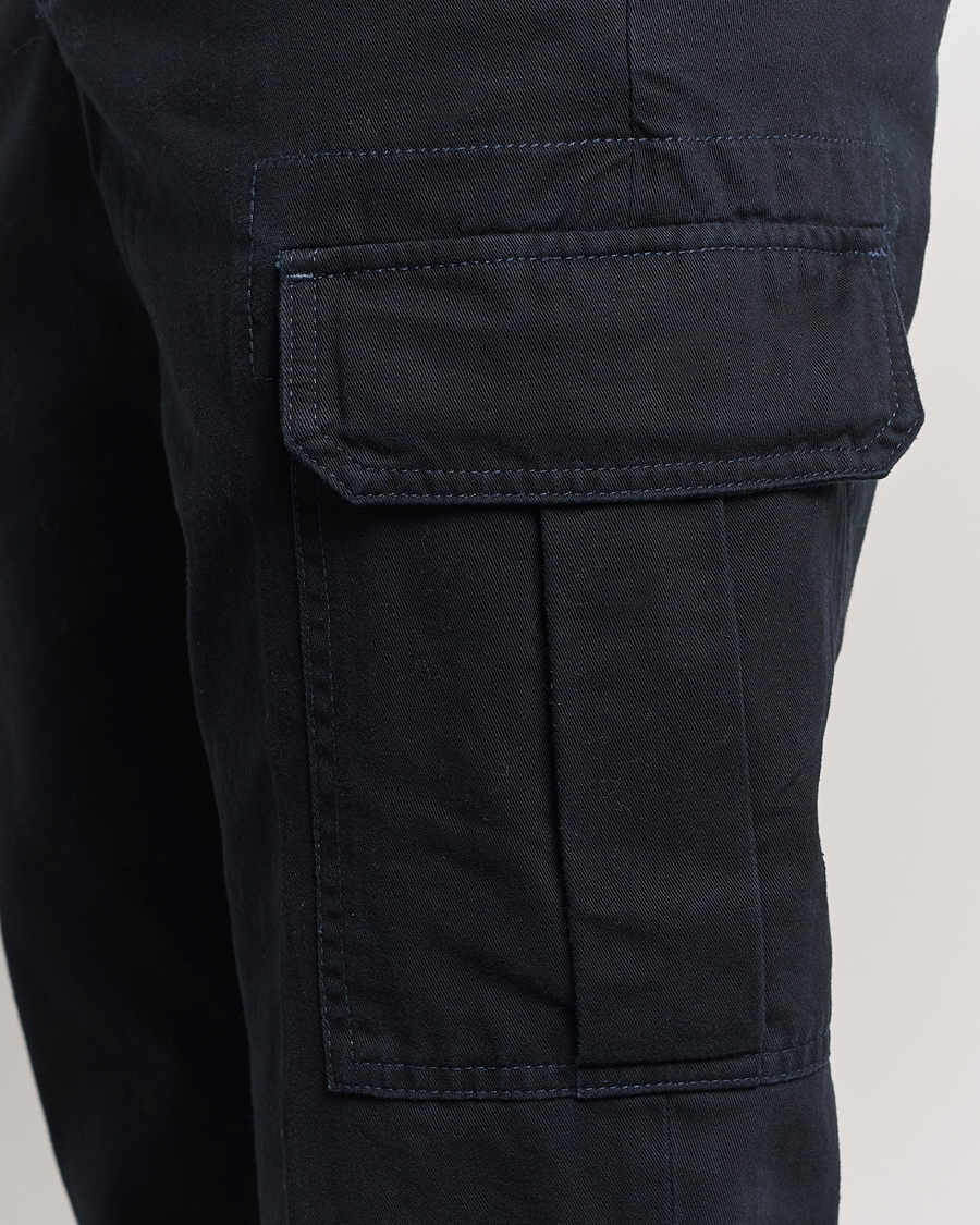 Men | Trousers | Incotex | Slim Fit Cargo Pants Navy