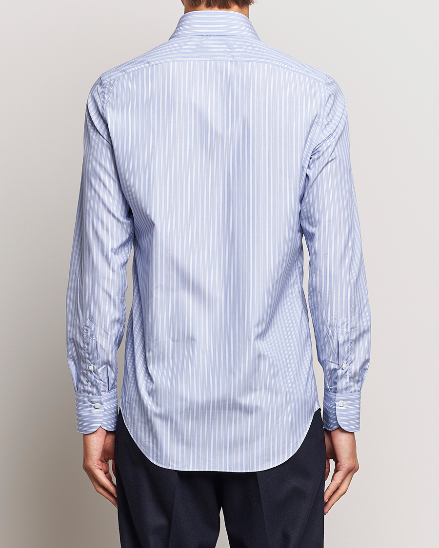 Men | Shirts | Finamore Napoli | Milano Slim Giza 170 Dress Shirt Light Blue