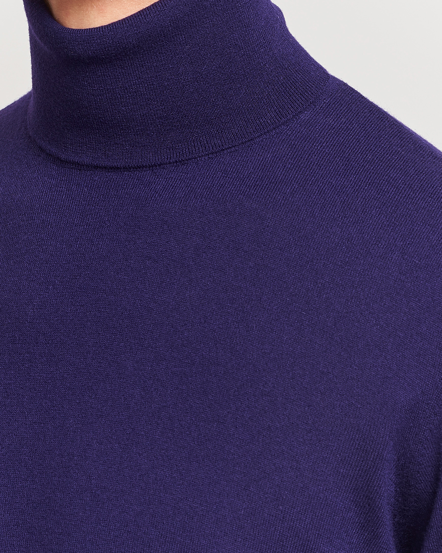 Men | Sweaters & Knitwear | Ralph Lauren Purple Label | Cashmere Jersey Rollneck Purple