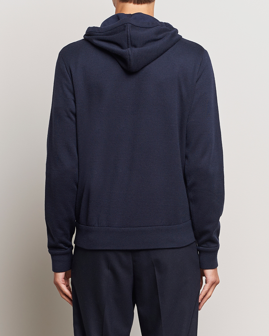 Men | Sweaters & Knitwear | Ralph Lauren Purple Label | Luxury Fleece Full Zip Sweater Navy