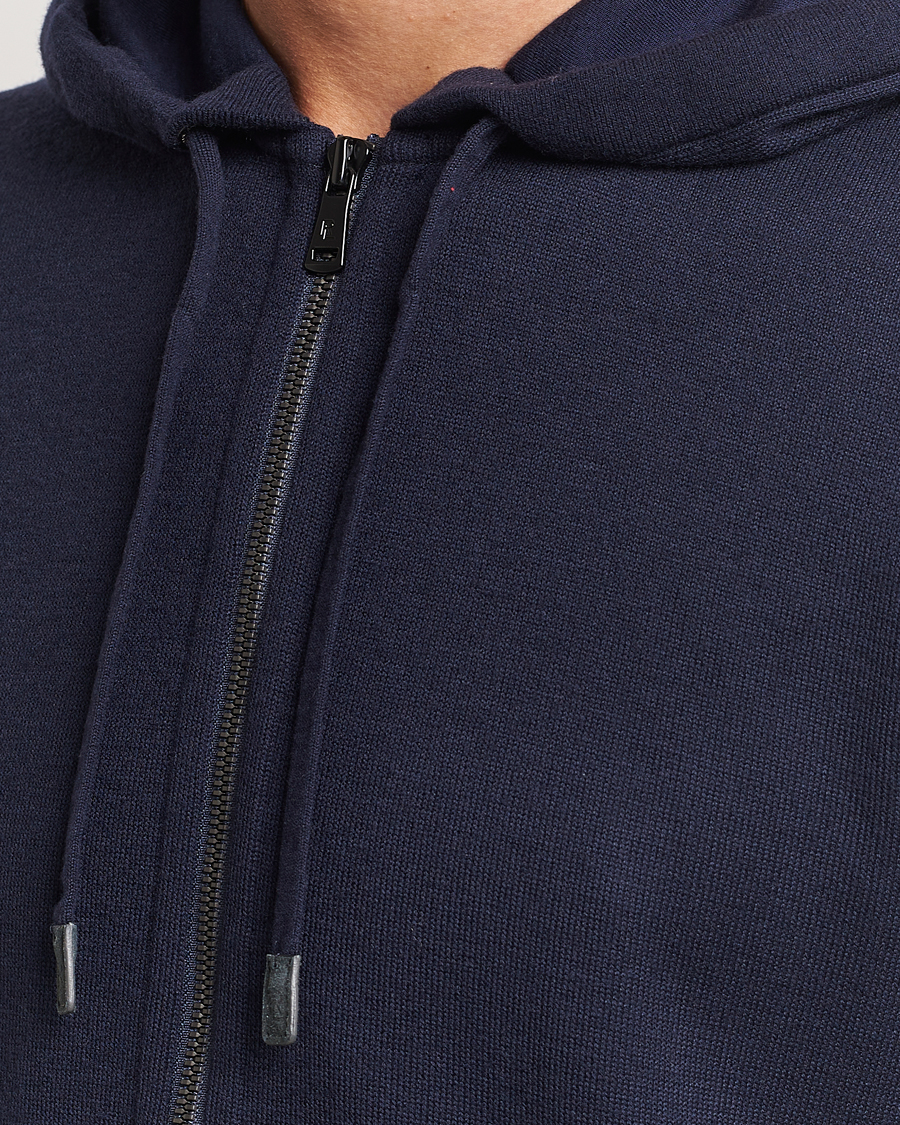 Men | Sweaters & Knitwear | Ralph Lauren Purple Label | Luxury Fleece Full Zip Sweater Navy