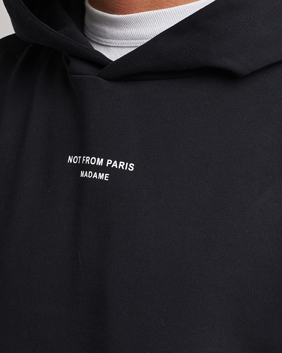 Men | Sweaters & Knitwear | Drôle de Monsieur | Classic NFPM Hoodie Black