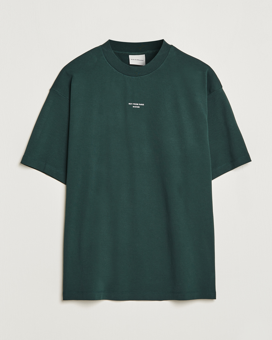 Men | T-Shirts | Drôle de Monsieur | Classic NFPM T-Shirt Dark Green