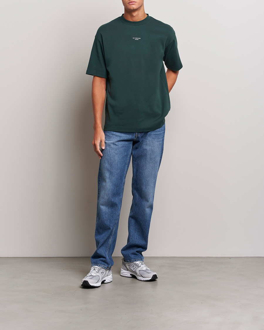 Men | T-Shirts | Drôle de Monsieur | Classic NFPM T-Shirt Dark Green