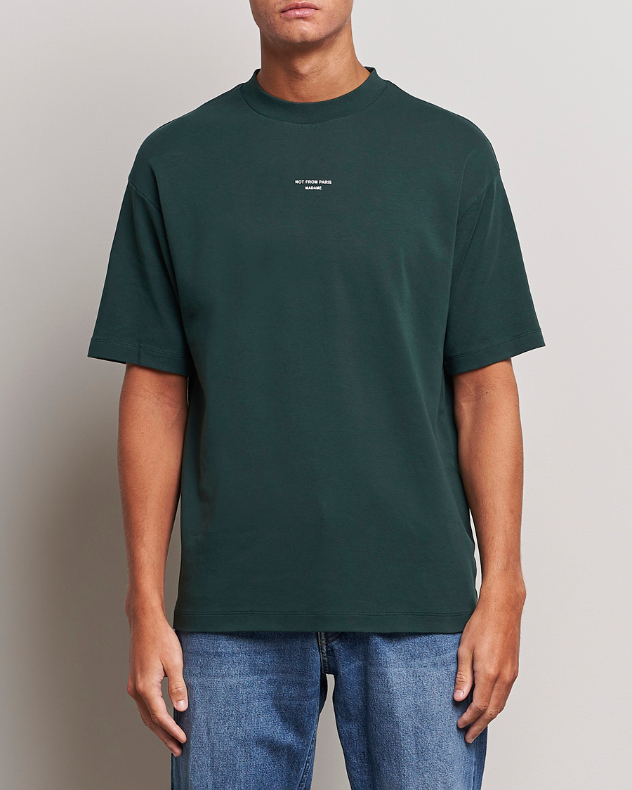 Men | T-Shirts | Drôle de Monsieur | Classic NFPM T-Shirt Dark Green