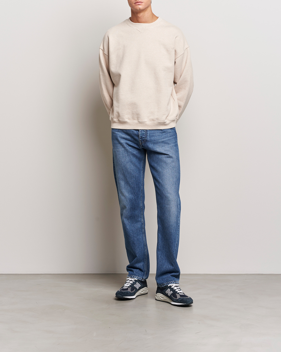 Men | Sweaters & Knitwear | Drôle de Monsieur | Signature Sweatshirt Beige