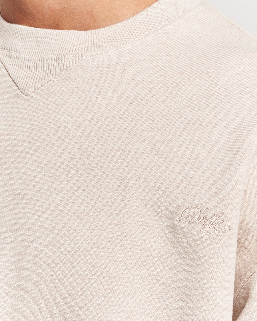 Men | Sweaters & Knitwear | Drôle de Monsieur | Signature Sweatshirt Beige