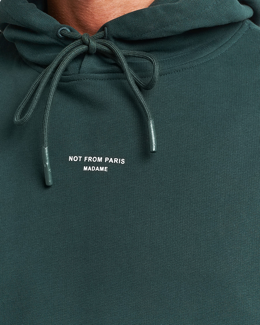 Men | Sweaters & Knitwear | Drôle de Monsieur | Classic NFPM Hoodie Dark Green
