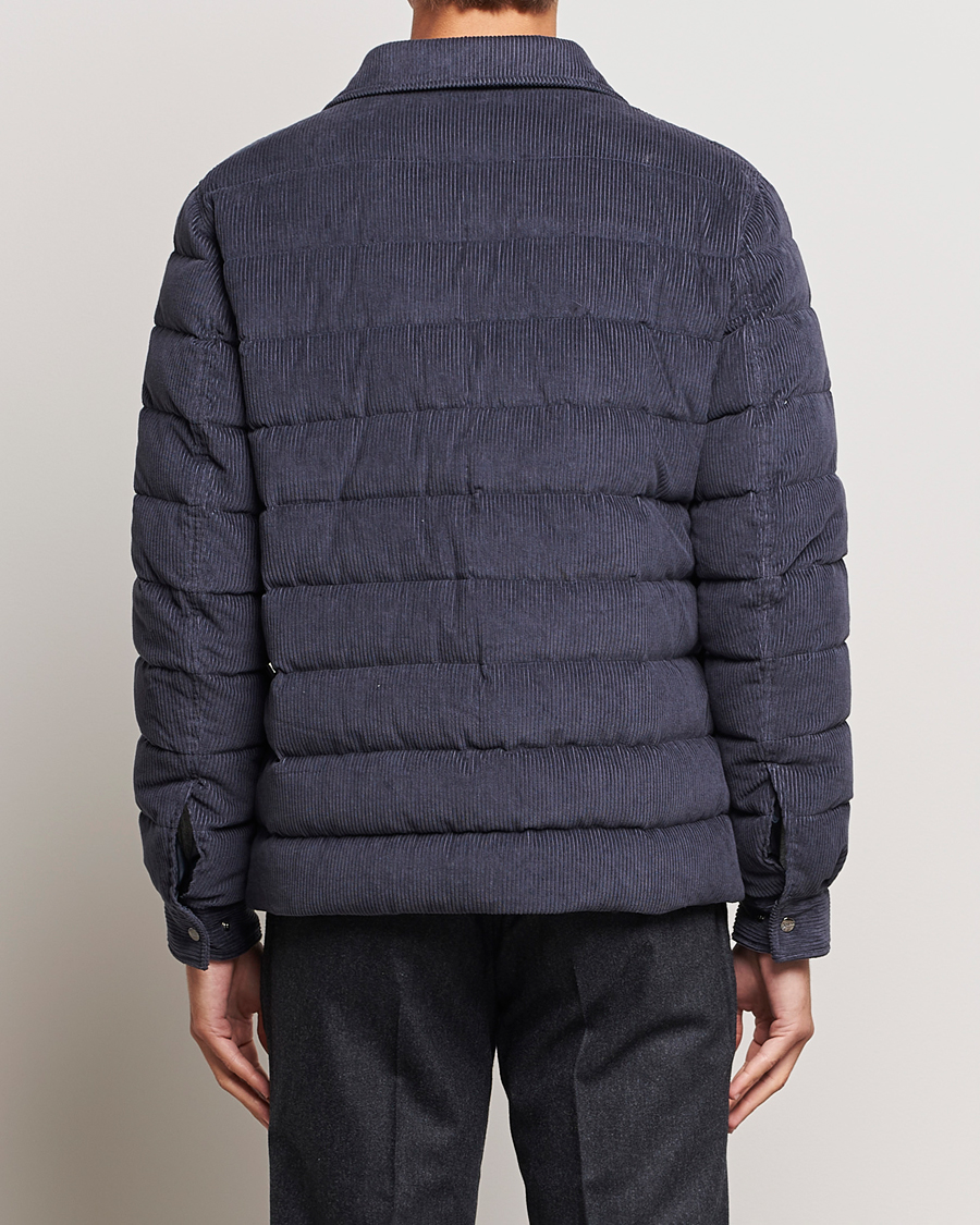 Men | Coats & Jackets | Herno | Corduroy Shirt Jacket Navy