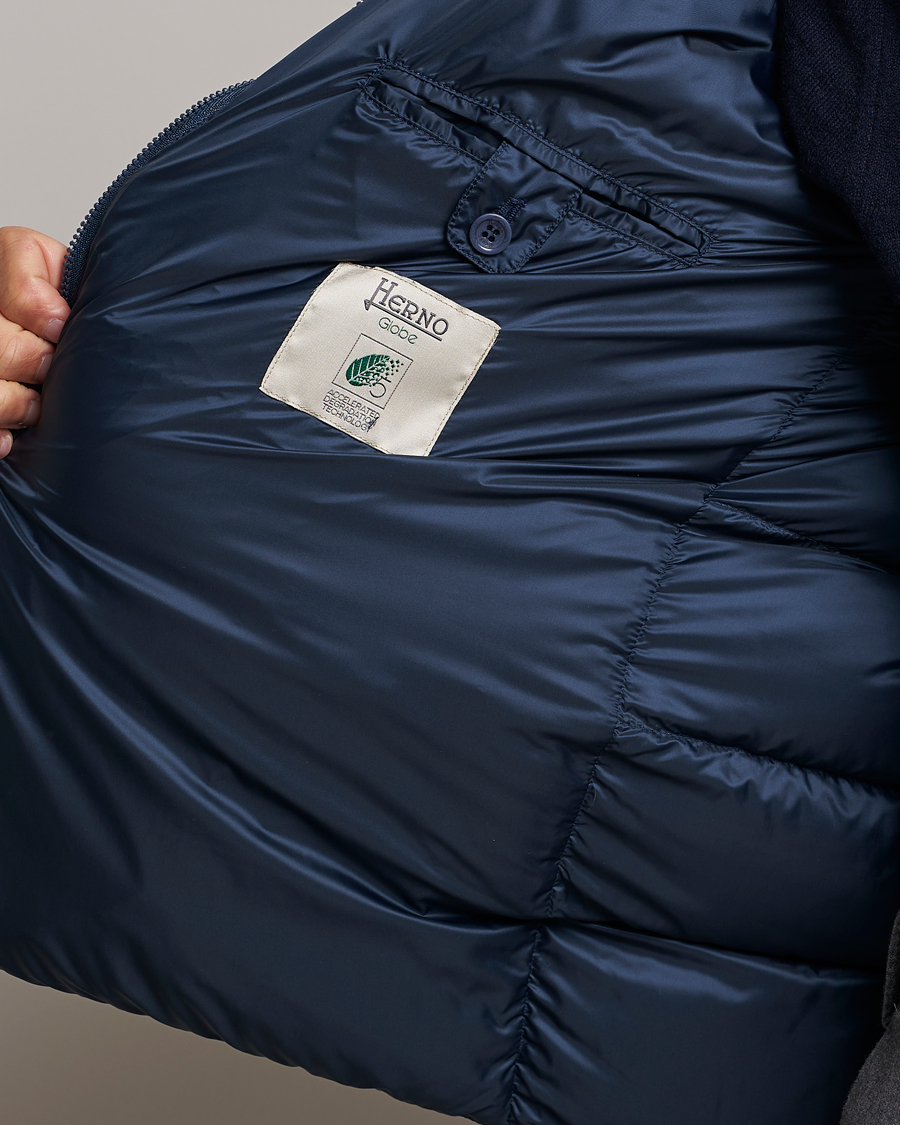 Men | Coats & Jackets | Herno | Globe Down Jacket Navy