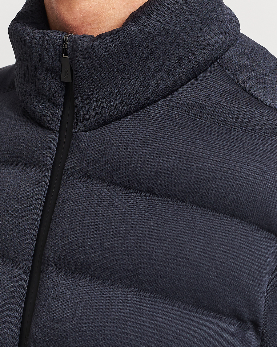 Men | Sweaters & Knitwear | Herno | Laminar Zip Cardigan Navy