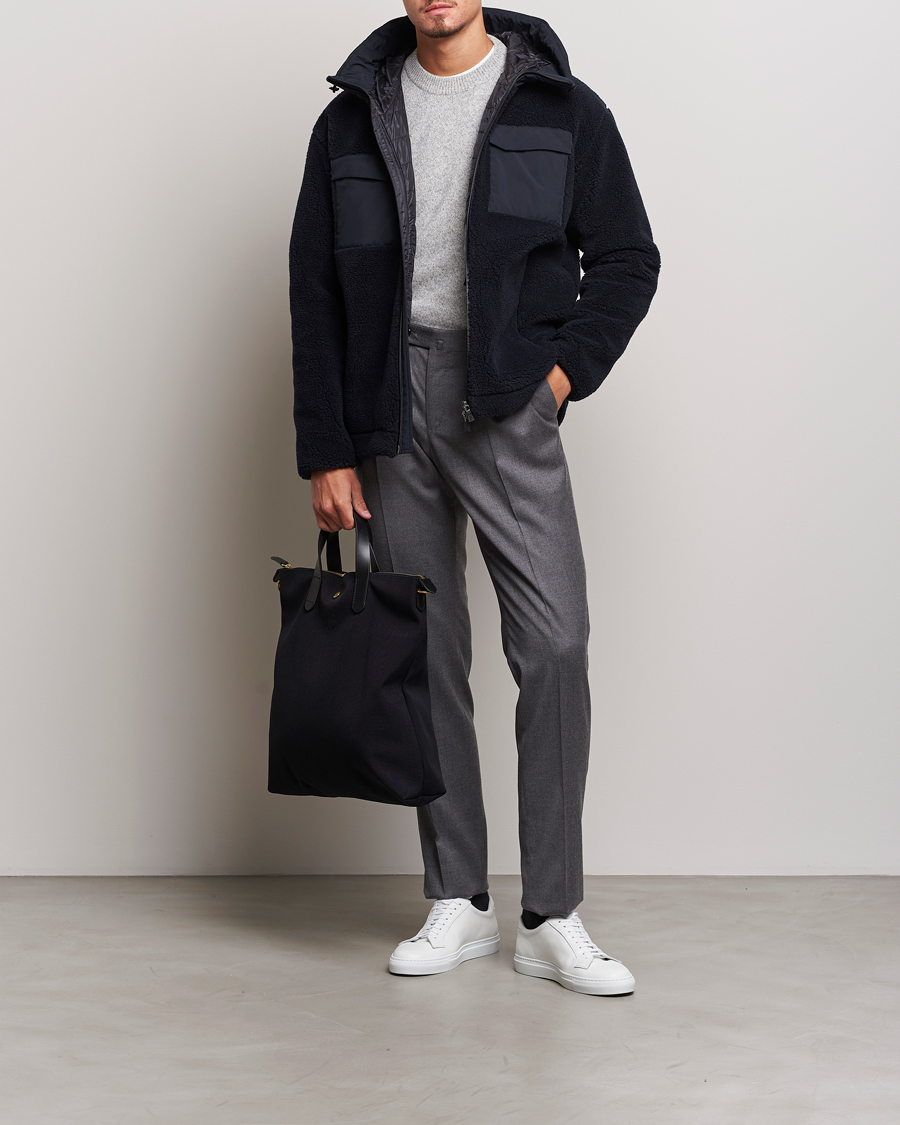 Men | Coats & Jackets | Herno | Laminar Fleece Jacket Navy