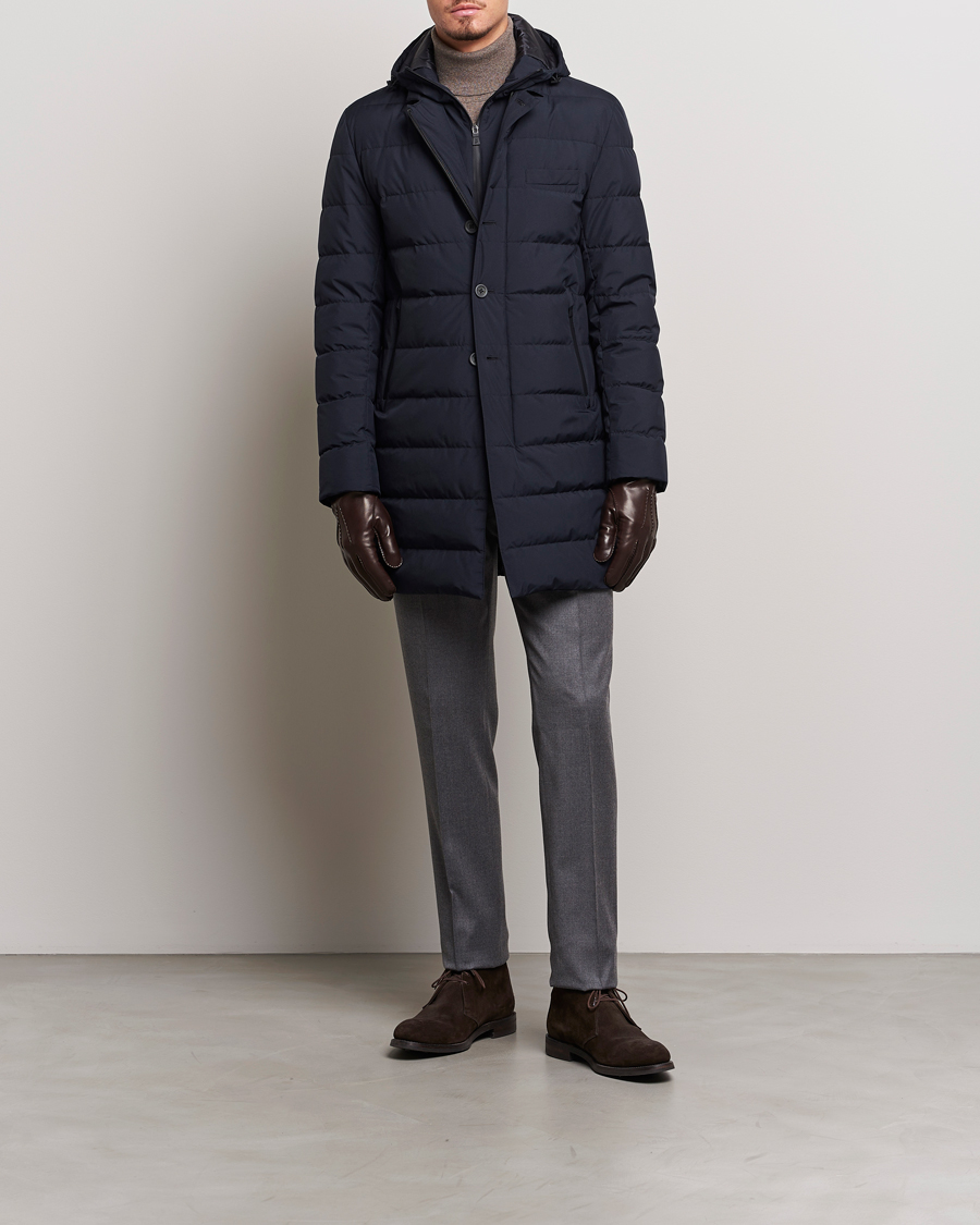 Men | Coats & Jackets | Herno | Laminar Down Coat Navy
