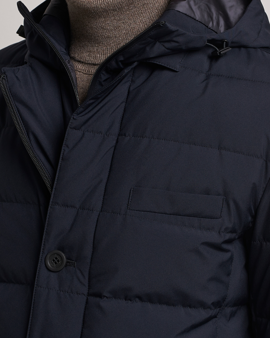 Men | Coats & Jackets | Herno | Laminar Down Coat Navy