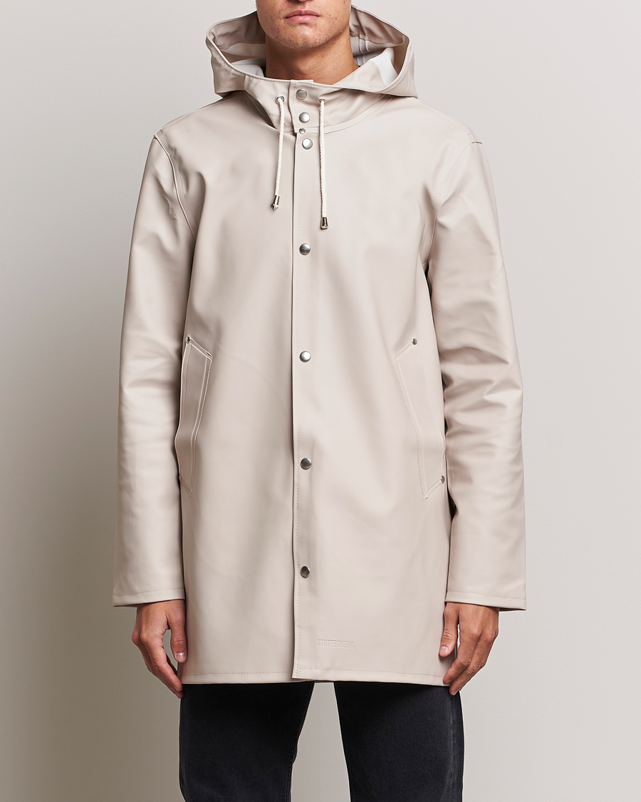 Men | Coats & Jackets | Stutterheim | Stockholm Raincoat Light Sand