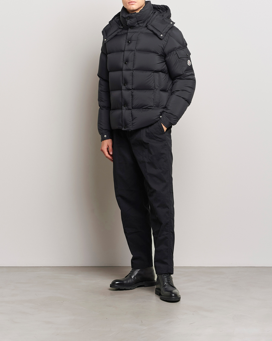 Men | Coats & Jackets | Moncler | Vezere Hooded Down Jacket Black