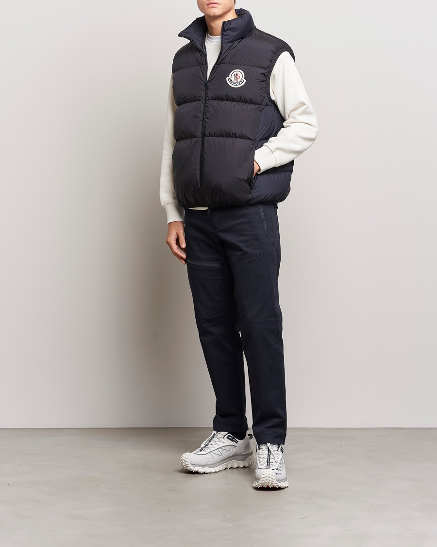 Moncler Almaz Down Vest Black at CareOfCarl.com