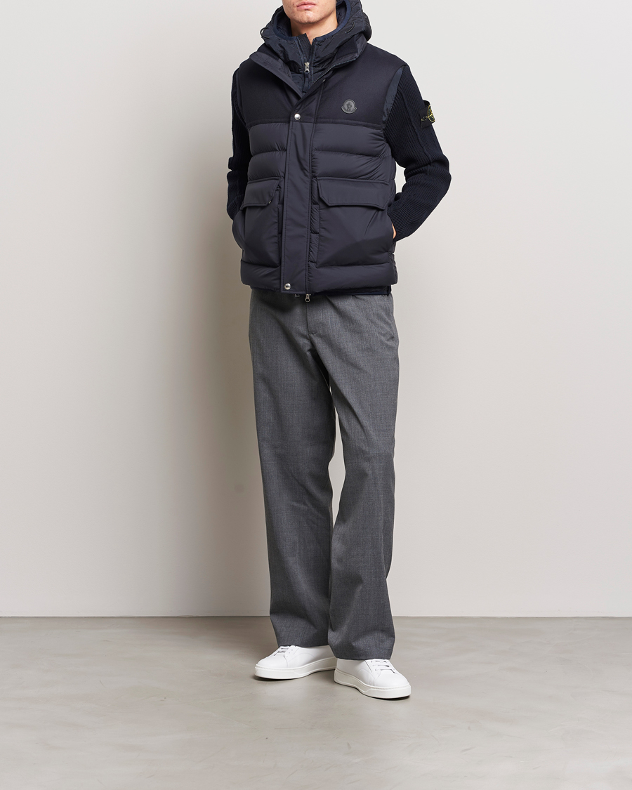 Men | Coats & Jackets | Moncler | Rance Down Vest Navy