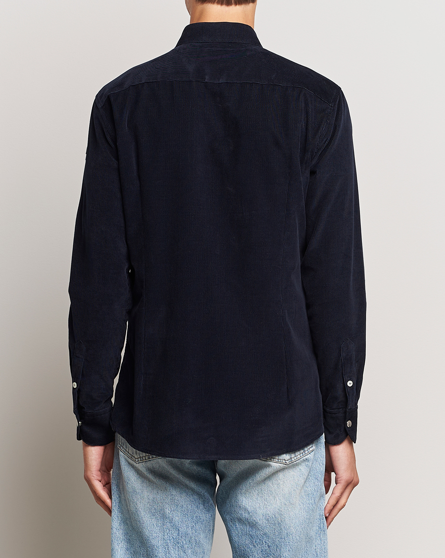 Men | Shirts | Moncler | Corduroy Casual Shirt Navy