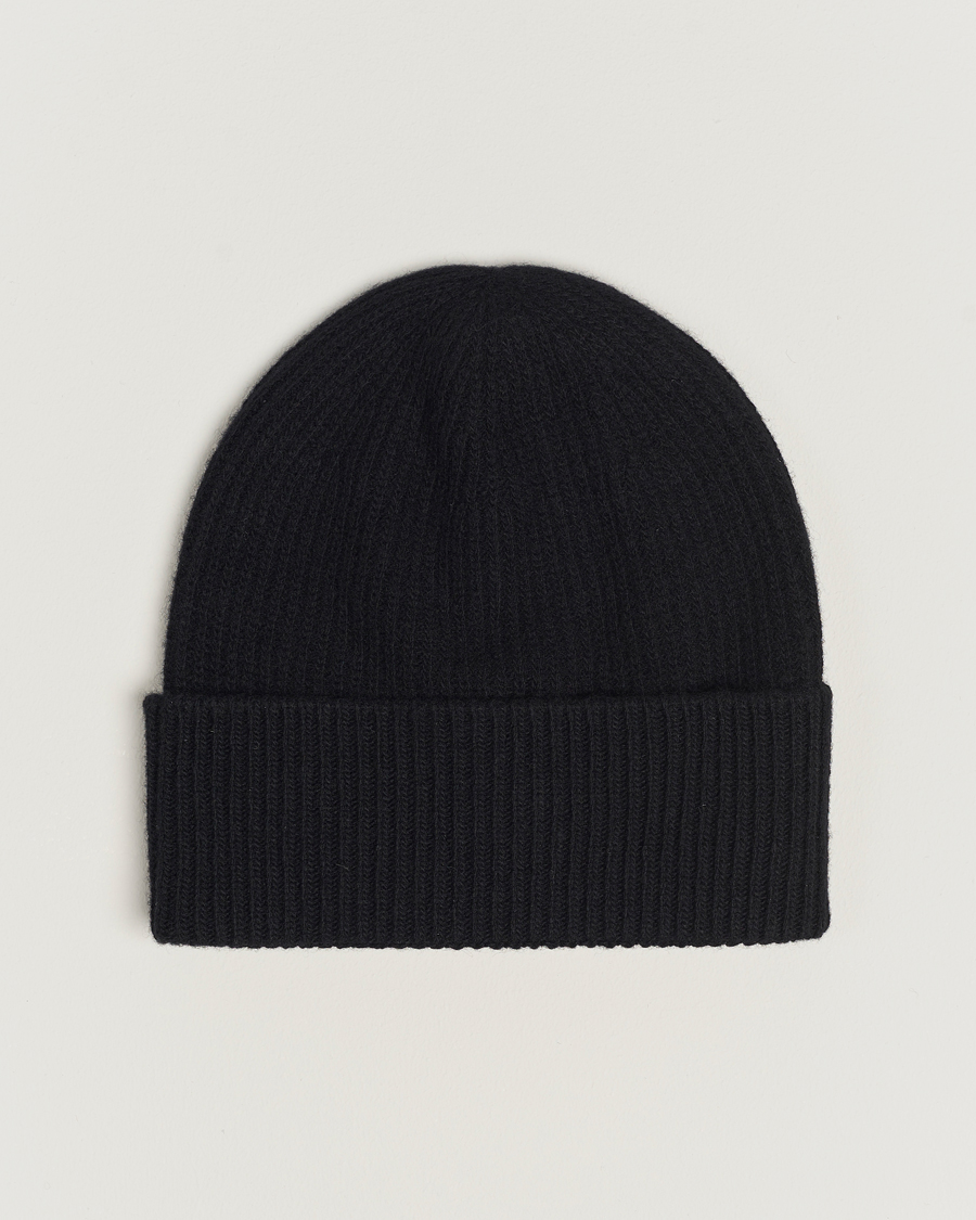 Men | Moncler Cashmere Beanie Black | Moncler | Cashmere Beanie Black