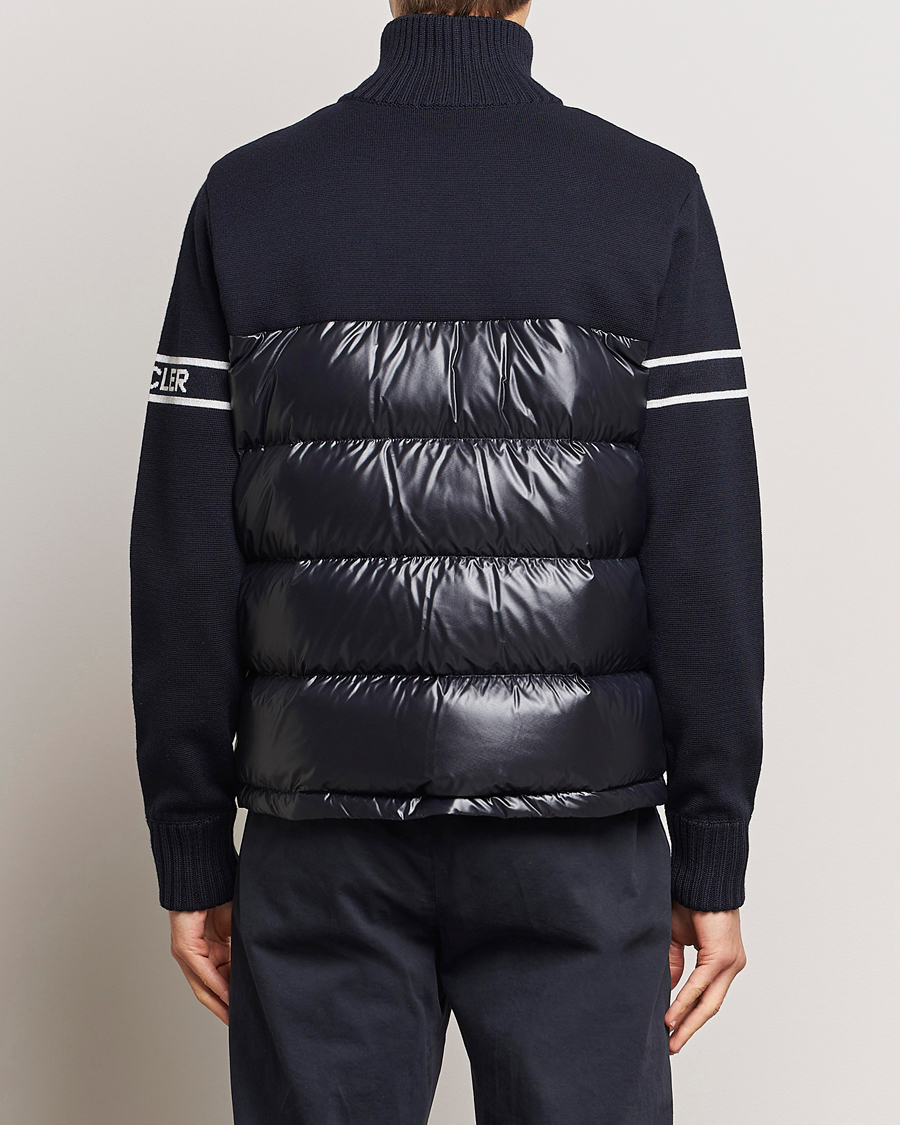 Men | Coats & Jackets | Moncler | Down Hybrid Jacket Navy