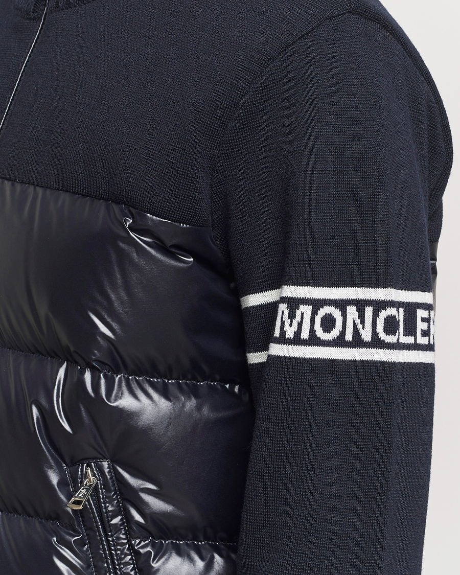 Men | Coats & Jackets | Moncler | Down Hybrid Jacket Navy
