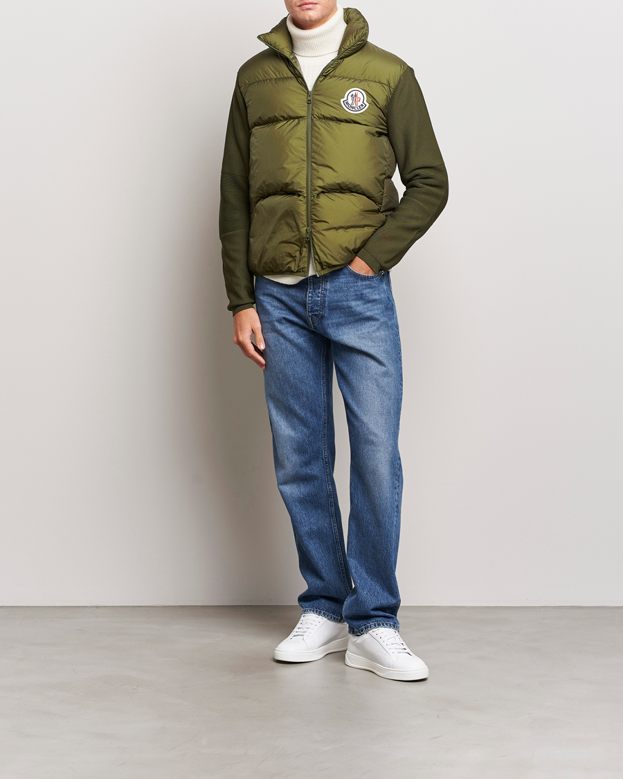 Men | Sweaters & Knitwear | Moncler | Hybrid Cardigan Military Green