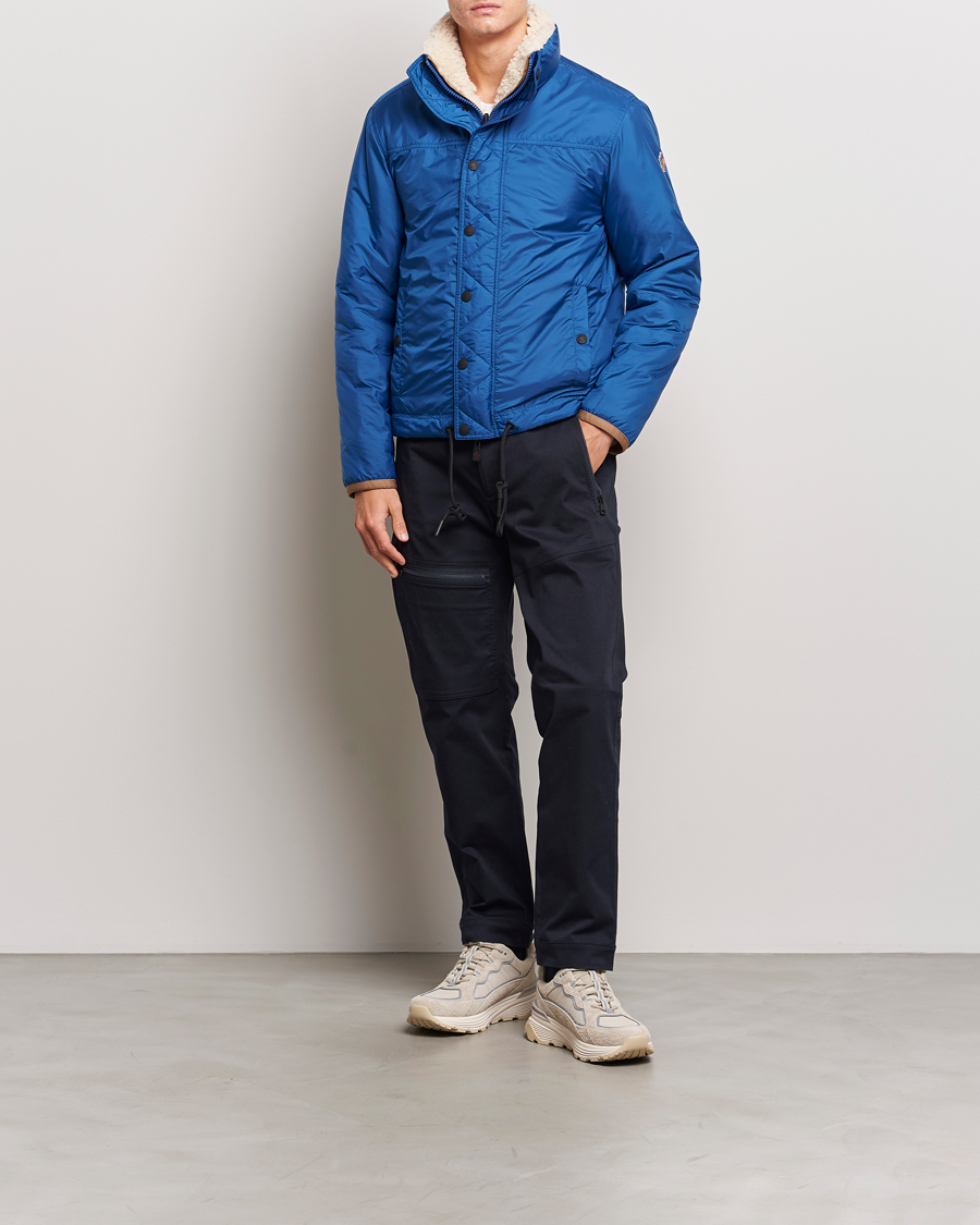Men | Coats & Jackets | Moncler Grenoble | Plattiers Fleece Bomber Off White