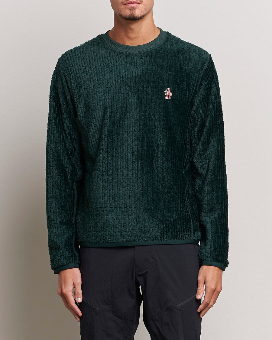 Men | Sweatshirts | Moncler Grenoble | Fluffy Sweatshirt Green