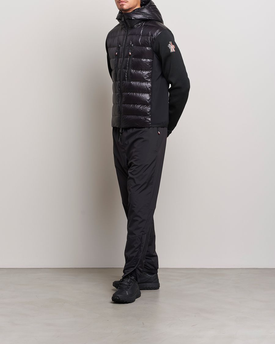 Men | Sweaters & Knitwear | Moncler Grenoble | Hybrid Zip Cardigan Black
