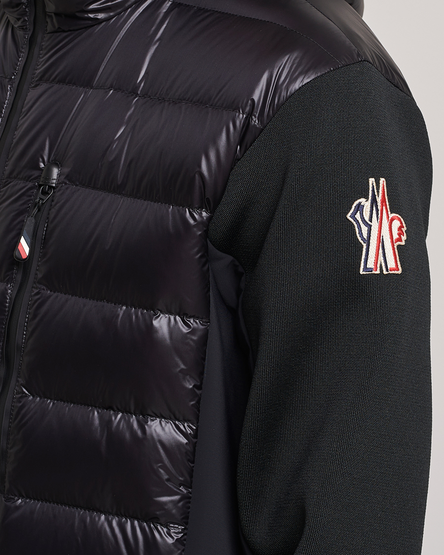 Men | Sweaters & Knitwear | Moncler Grenoble | Hybrid Zip Cardigan Black