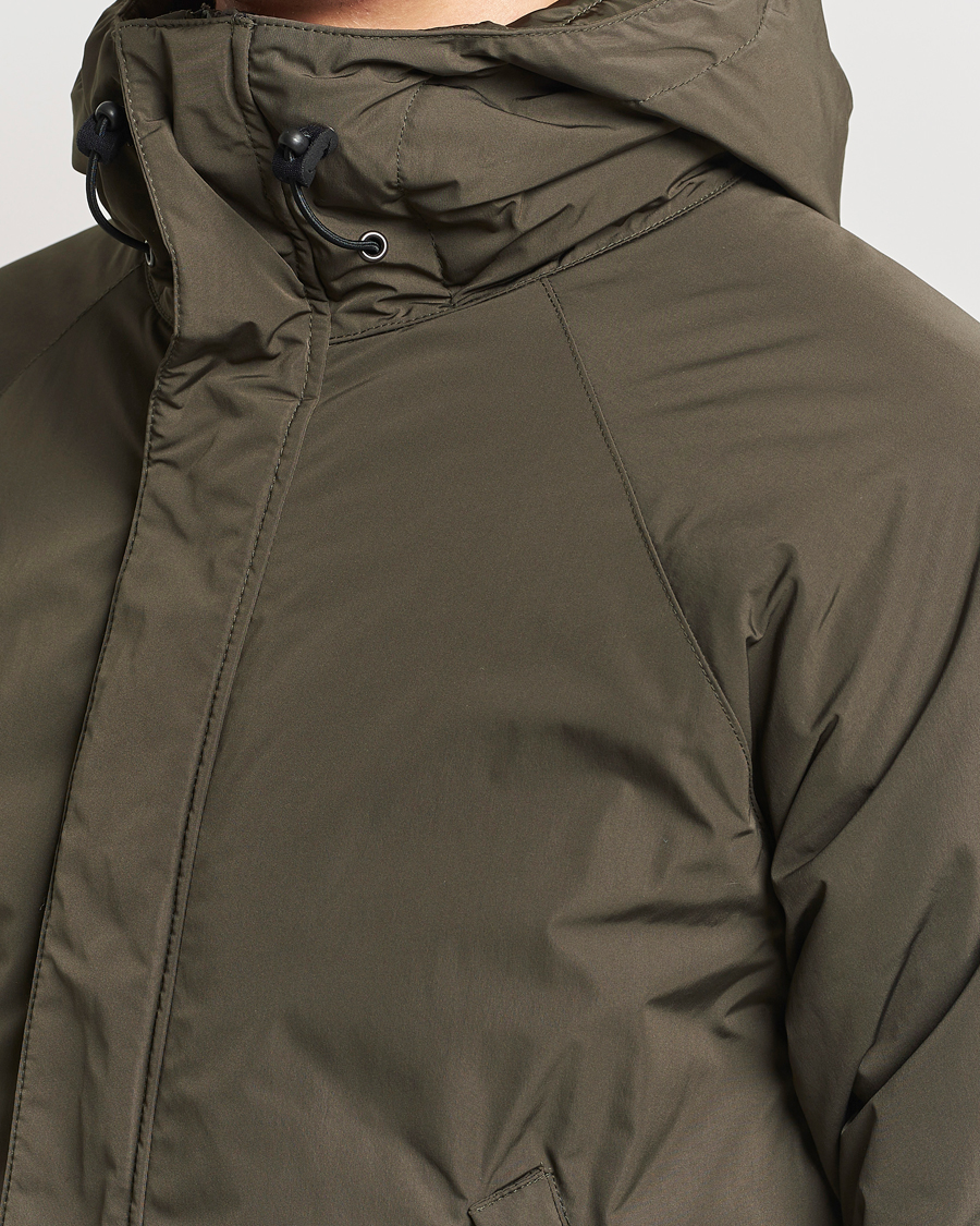 Men | Coats & Jackets | Aspesi | Winter Moon Hooded Jacket Dark Military