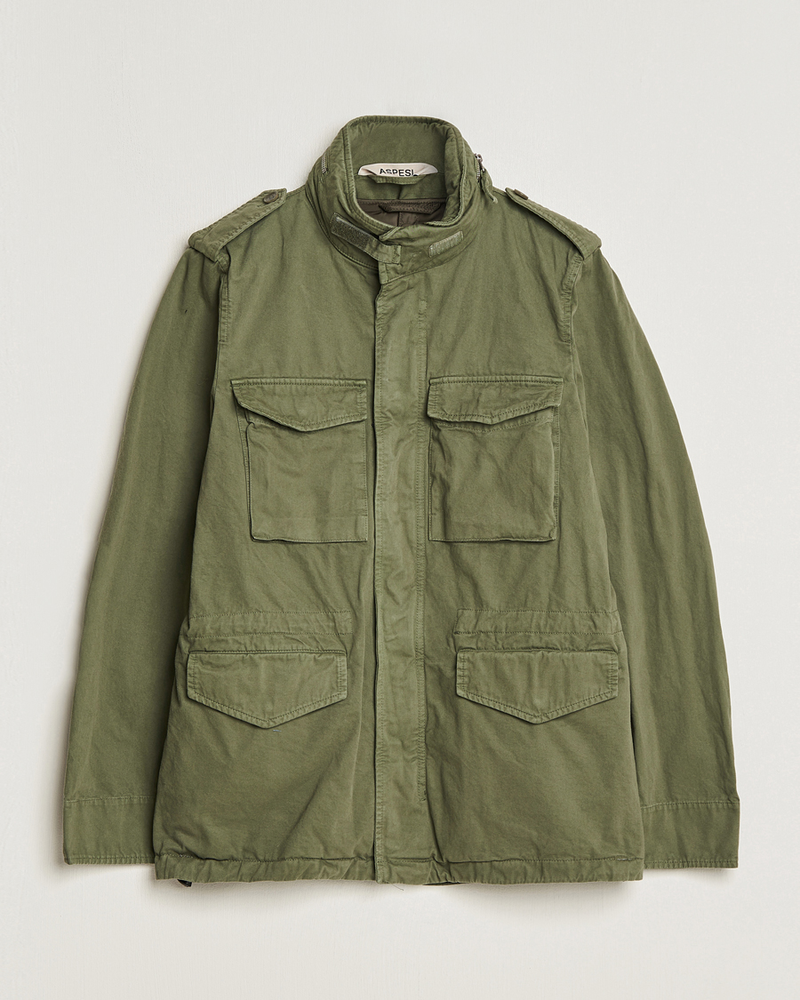 Aspesi Lined Cotton Field Jacket Military at CareOfCarl.com