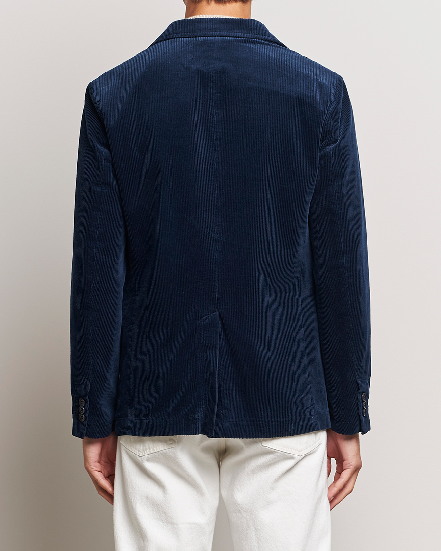 Men | Blazers | Aspesi | Corduroy Blazer Navy