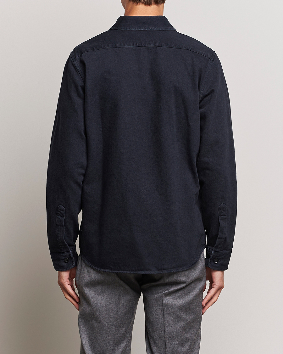 Men | Shirts | Aspesi | Cotton Utility Shirt Navy