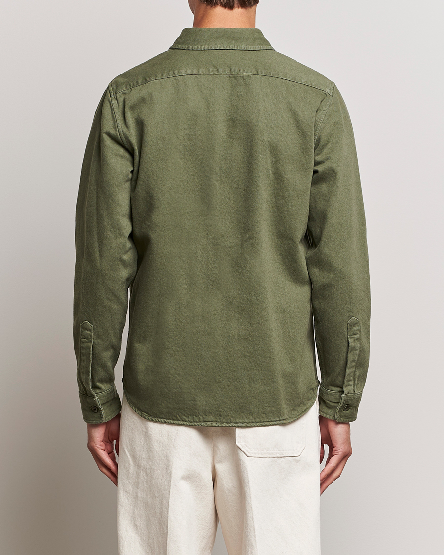 Men | Shirts | Aspesi | Cotton Utility Shirt Military