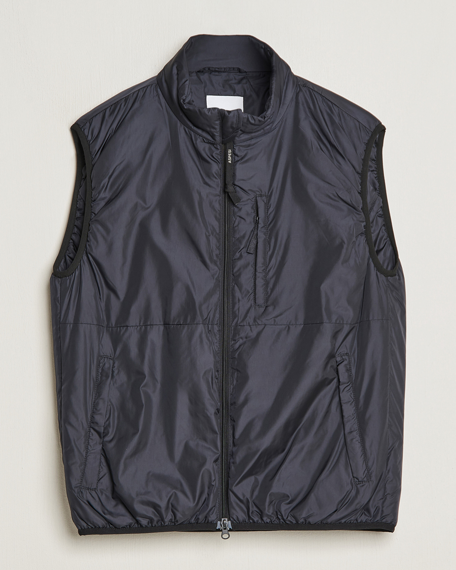 Men | Coats & Jackets | Aspesi | Jil Padded Vest Black