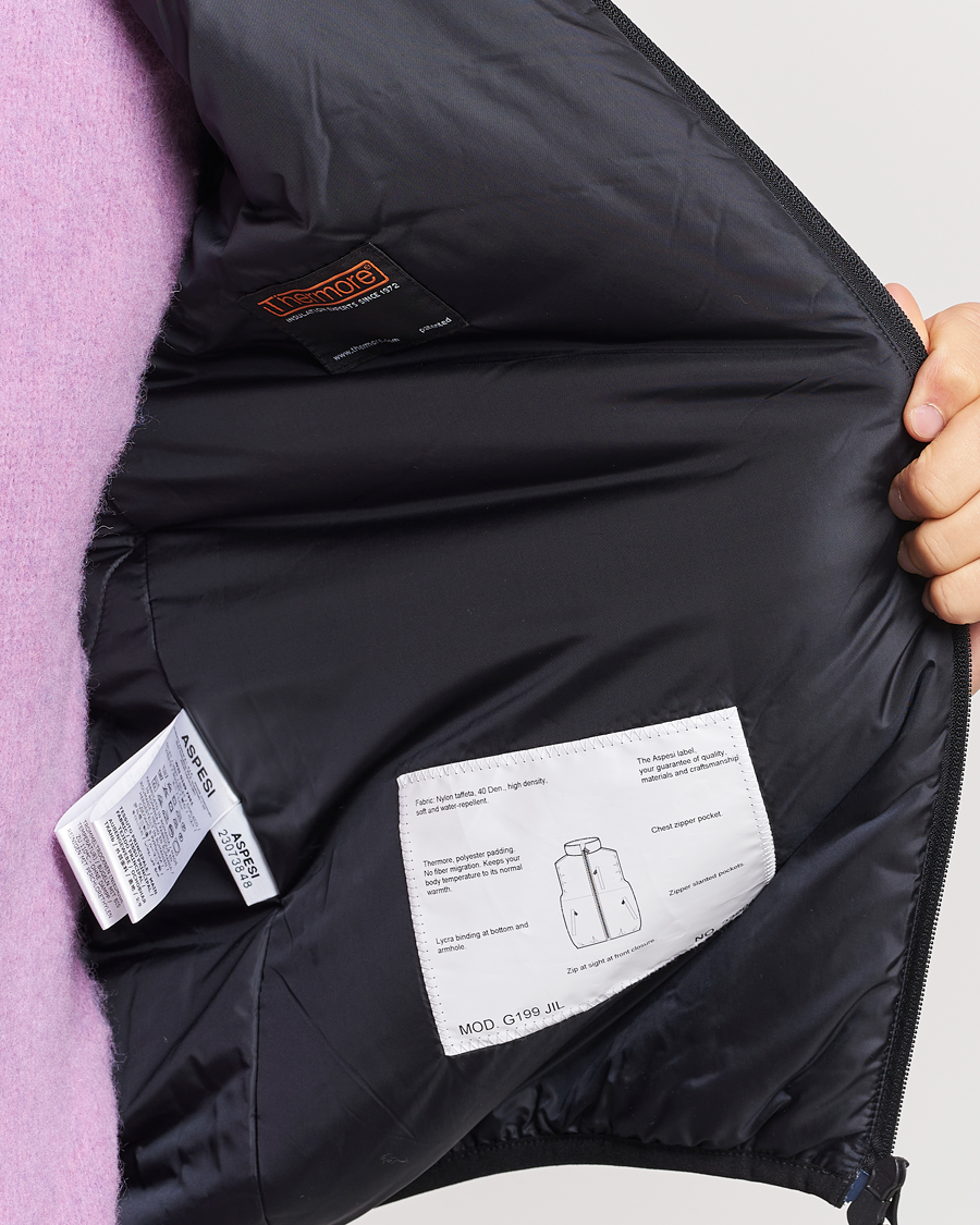 Men | Coats & Jackets | Aspesi | Jil Padded Vest Black