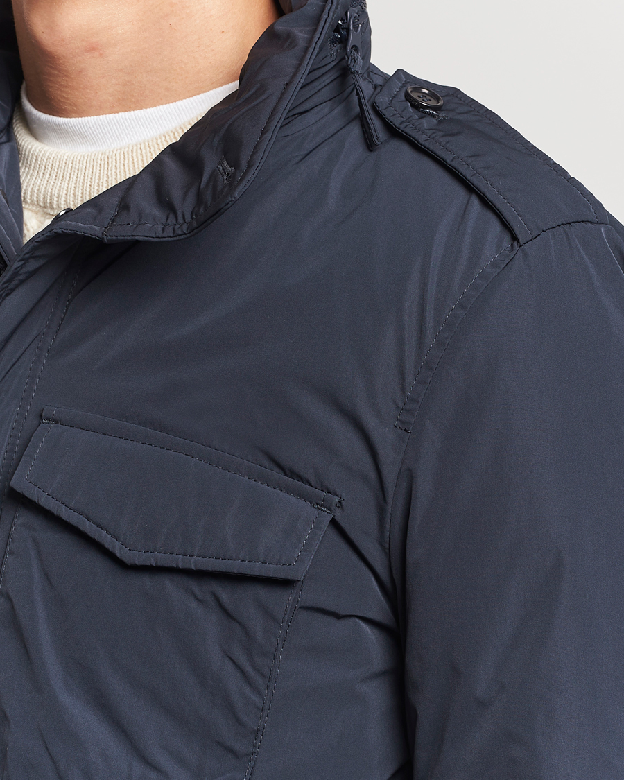 Aspesi Minifield Nylon Field Jacket Navy at CareOfCarl.com
