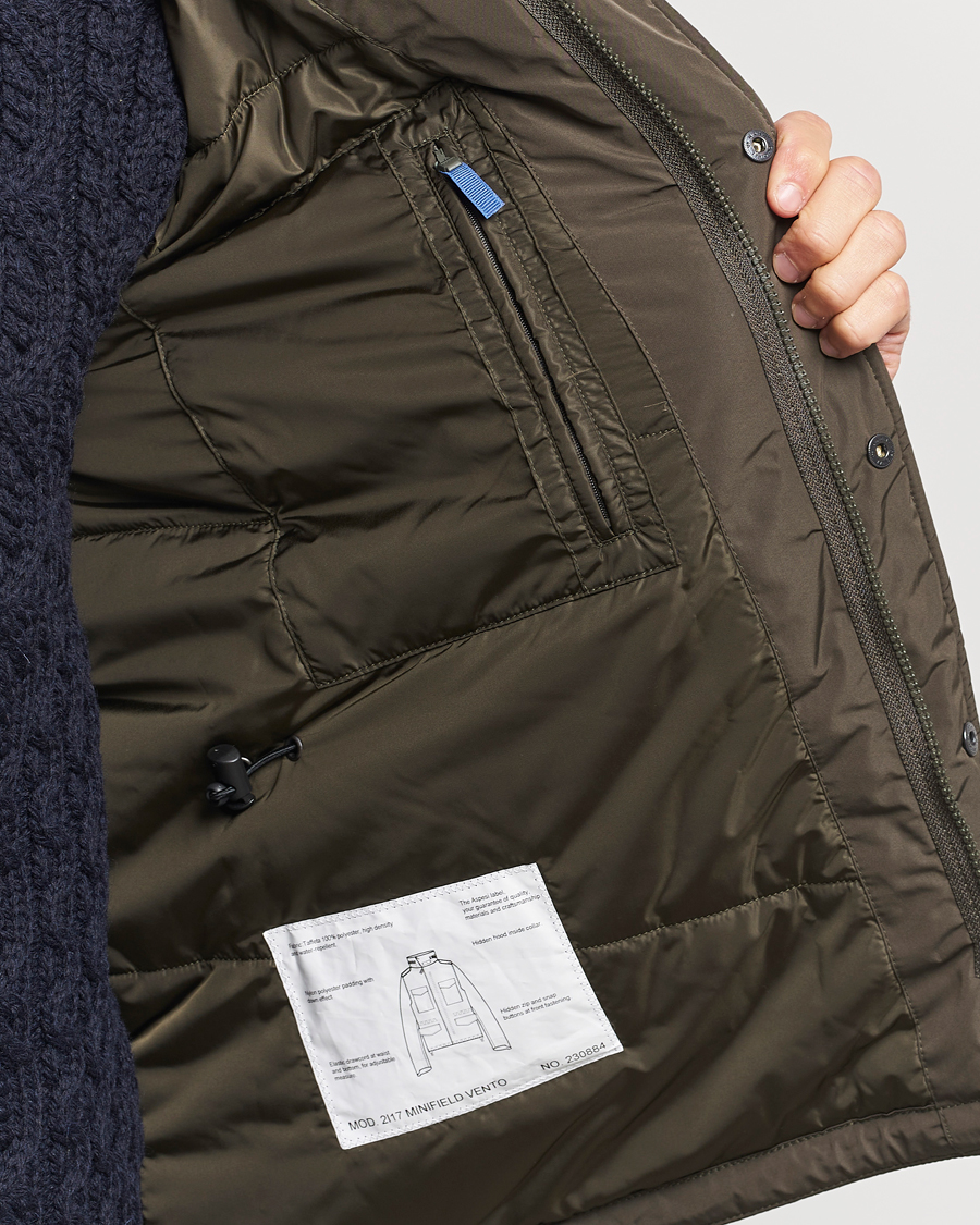 Men | Coats & Jackets | Aspesi | Minifield Nylon Field Jacket Dark Military