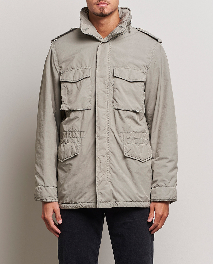 Men | Autumn Jackets | Aspesi | Garment Dyed Field Jacket Sand