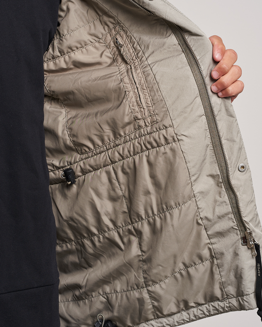 Men | Coats & Jackets | Aspesi | Garment Dyed Field Jacket Sand