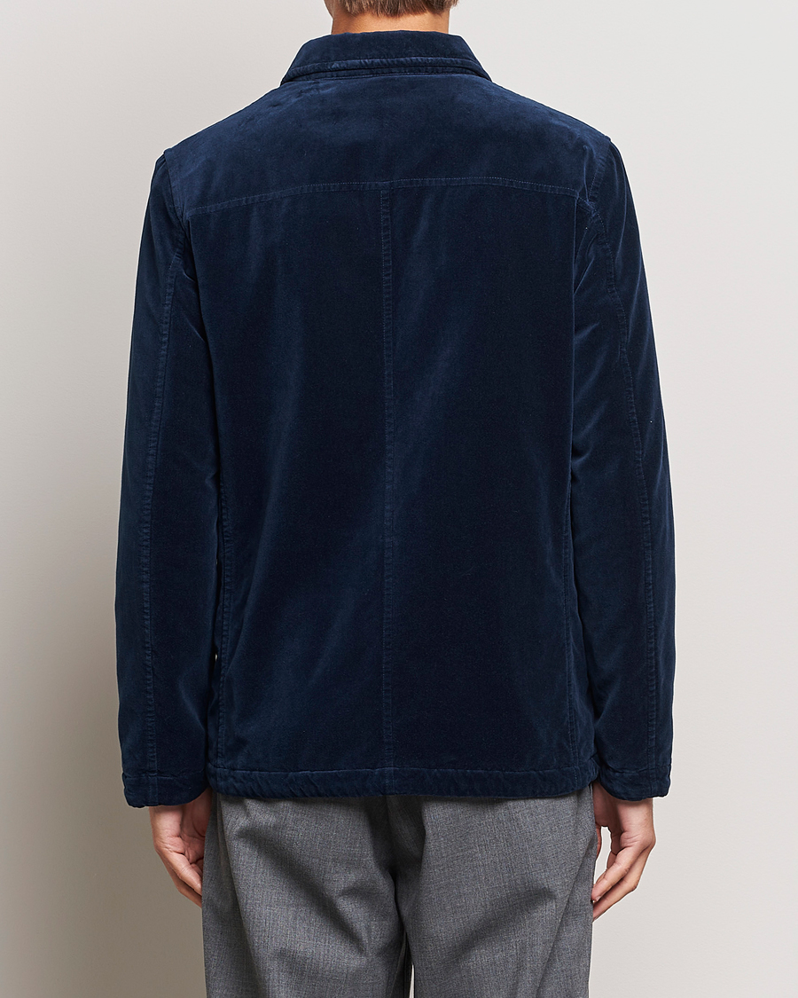 Men | Coats & Jackets | Aspesi | Tadao Corduroy Jacket Navy