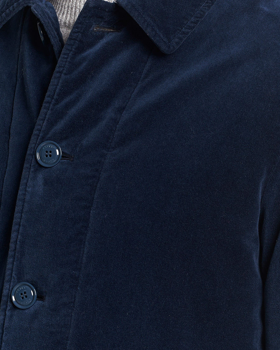 Men | Coats & Jackets | Aspesi | Tadao Corduroy Jacket Navy