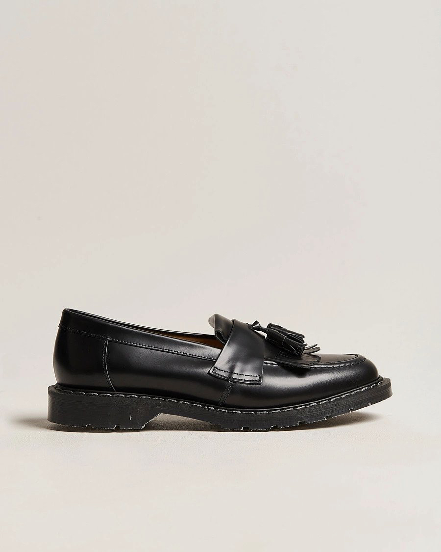 Men | Loafers | Solovair | Tassel Loafer Black Shine